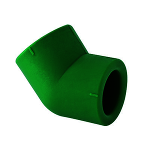 Coude PolyPro Vert 45° FF 40mm