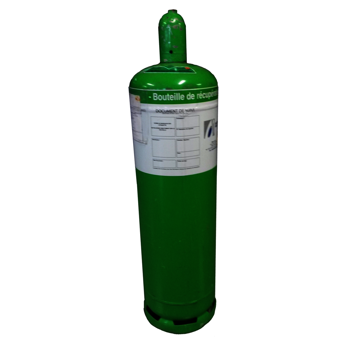 Recharge de gaz réfrigérant R32 en bouteille de 780g valve gauche 1/2 acme avec robinet Recharge de gaz réfrigérant R32 en bouteille de 780g valve gauche 1/2 acme avec robinet