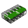 Borne de raccordement à leviers 5x4mm² Green WAGO 221 – 25 pcs