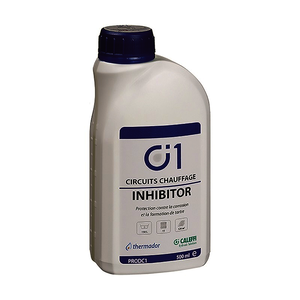 Bidon d'inhibiteur C1 pour circulateur chauffage 0.5L