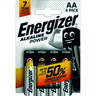 Piles 4Pc LR06/AA 1.5V Energizer