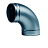 Coude Galva 90° 100 mm