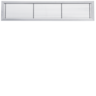 Grille fixe linéaire UFL0ACUM2 600 x 150 RAL 9003